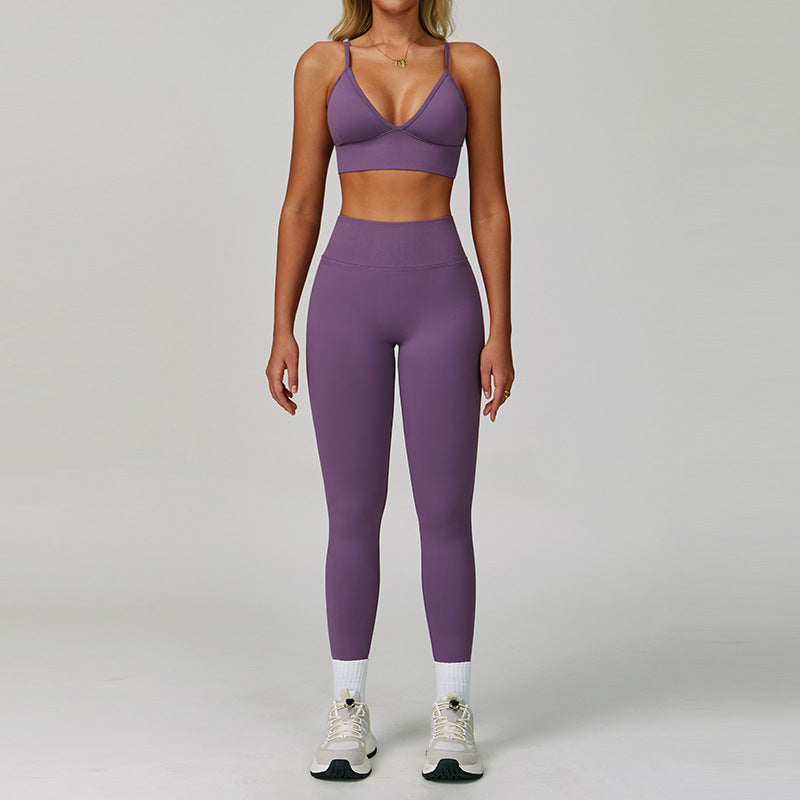 Women's Casual Seamless Tight Yoga Suit