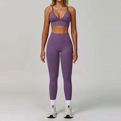 Women's Casual Seamless Tight Yoga Suit