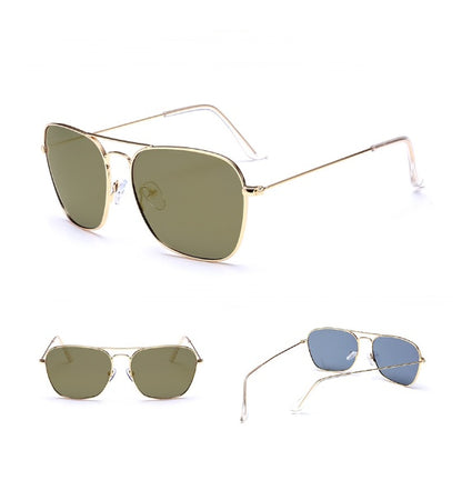 Metallic Real Polarized Sunglasses for Men and Women