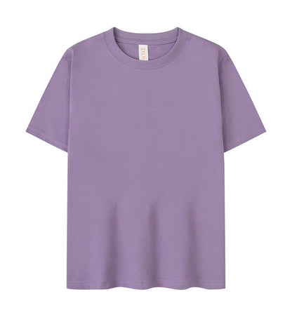 Children's Solid Color Round Neck Short Sleeves T-shirt