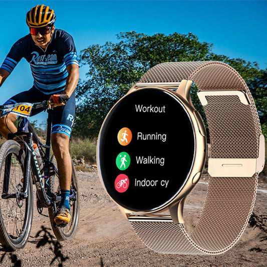 New Round Smart Watch - Bluetooth Calling Fitness Bracelet