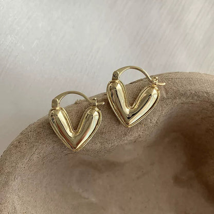 Fashion Jewelry Heart Pendant Drop Earrings for Women - Summer Trinket Luxury Accessories