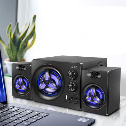 Computer audio notebook desktop computer home subwoofer small speaker Game TV speaker USB effect