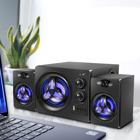 Computer audio notebook desktop computer home subwoofer small speaker Game TV speaker USB effect