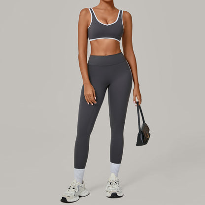 Yoga Beauty Back Workout Suit - Quick-Drying Sportswear