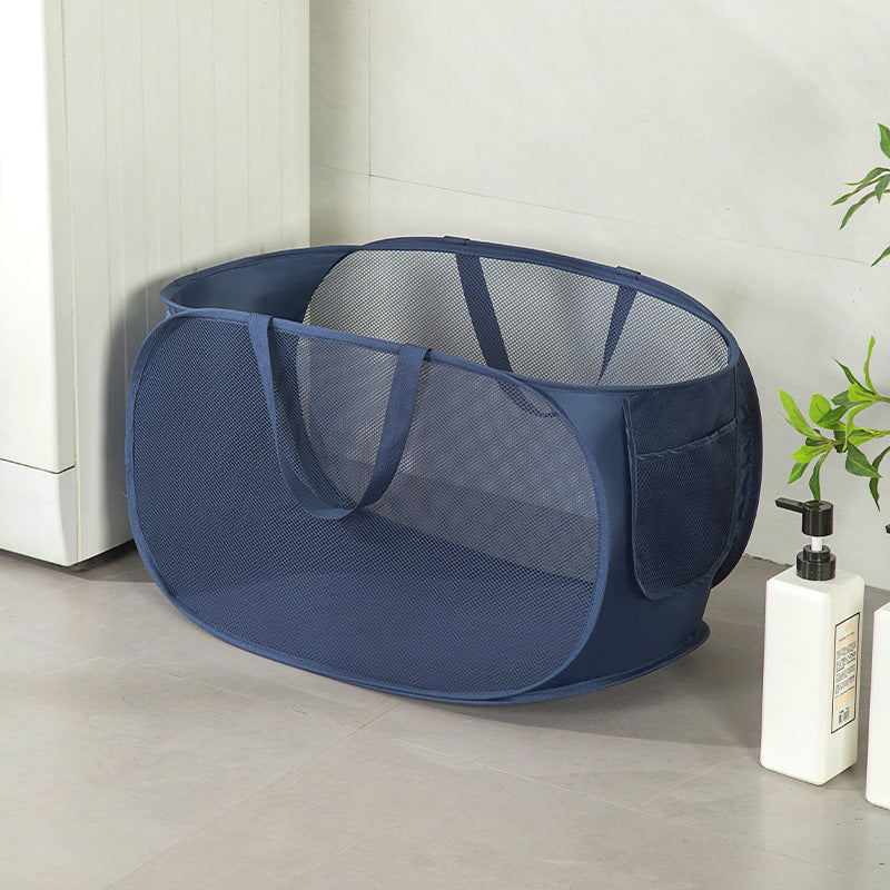 Upgraded Portable Laundry Folding Linen Storage Basket