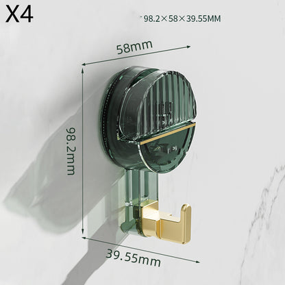 Non-Punching Bathroom Scratch-Free Strong Adhesive Suction Cup Hook