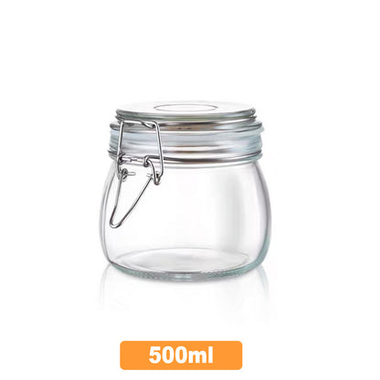 Glass Sealed Cans For Kitchen Food