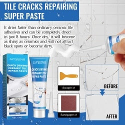 Tile Repair Adhesive Paste for Bathtubs, Marble, Furniture & Floor Cracks