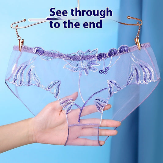 Charming Transparent Mesh Seamless Underwear Shorts