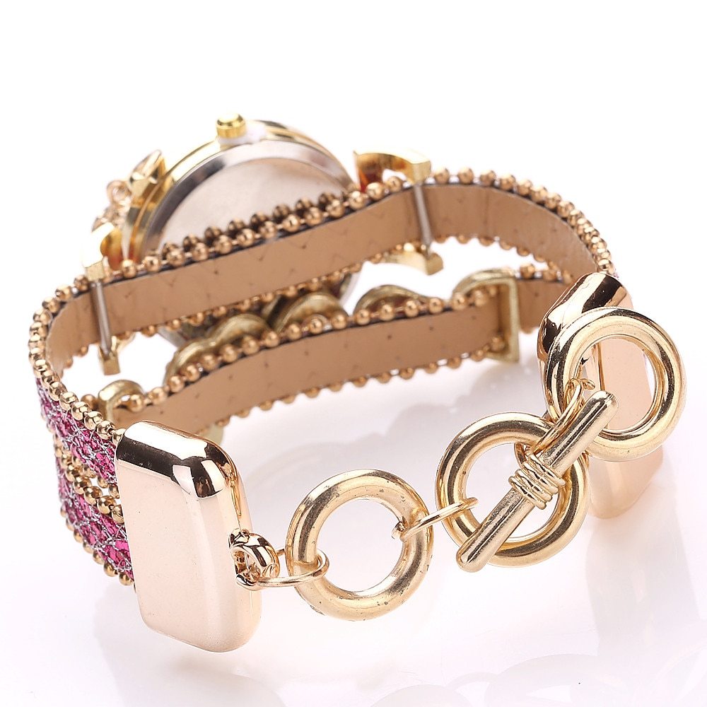FanTeeDa Women’s Rhinestone Fashion Bracelet Watch