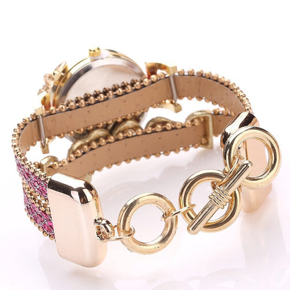 FanTeeDa Women’s Rhinestone Fashion Bracelet Watch