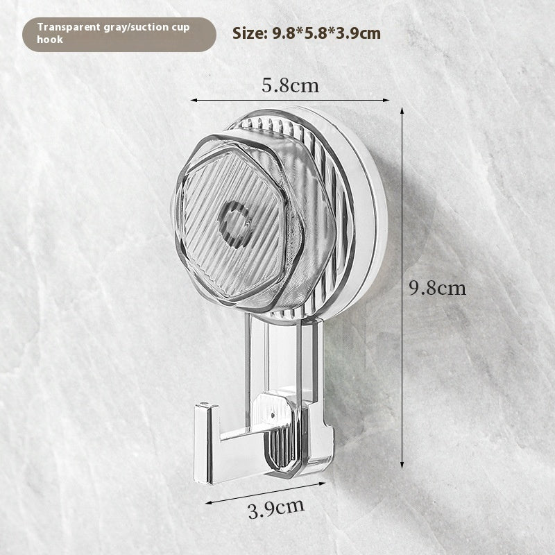 Strong Suction Cup Hook - Punch-Free Seamless Rotation
