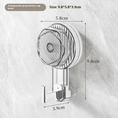 Strong Suction Cup Hook - Punch-Free Seamless Rotation