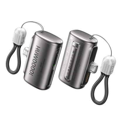 Two metallic power banks with '10000mAh' and '22.5W' text on a white background.