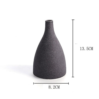 Frosted Glaze Ceramic Vase for Dried Flowers