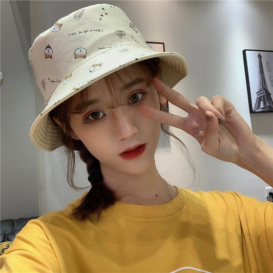 Women's Versatile Double-sided Fisherman Hat