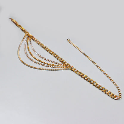 Summer Jewelry Hot Pants Chain - Multilayer Gold Waist Chain