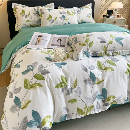 Cotton Four-piece Cotton Quilt Cover Bed Sheet Bedding