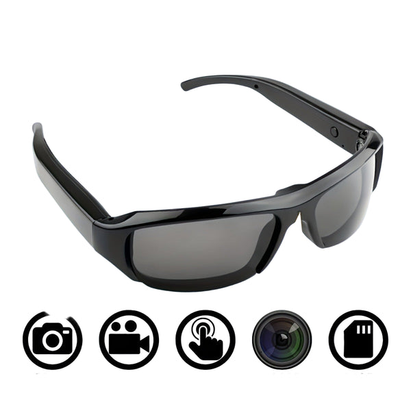 1080p HD Camera Glasses for Outdoor Shooting