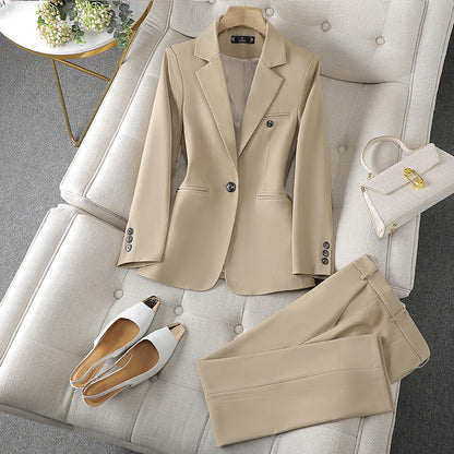 Long Sleeve Professional Women's Suit Trousers Formal Suit
