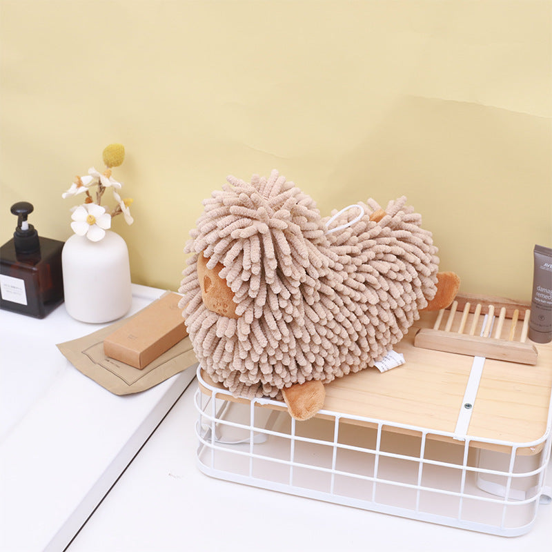 Cartoon Puppy Chenille Hand-wiping Doll Multifunctional Cartoon