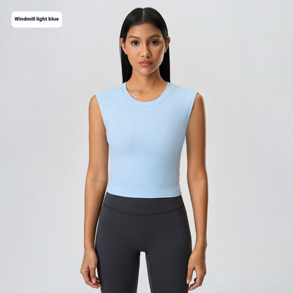 Fitness Exercise Yoga Clothes Sleeveless Top For Women