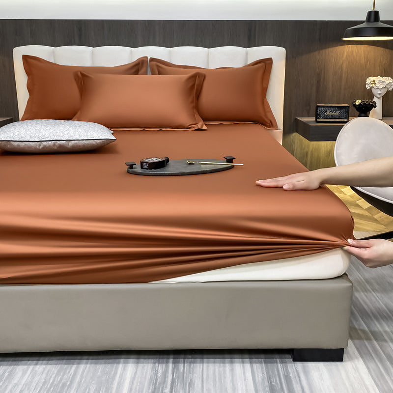 60 Cotton Long-staple Cotton Three-piece Bed Sheet Set