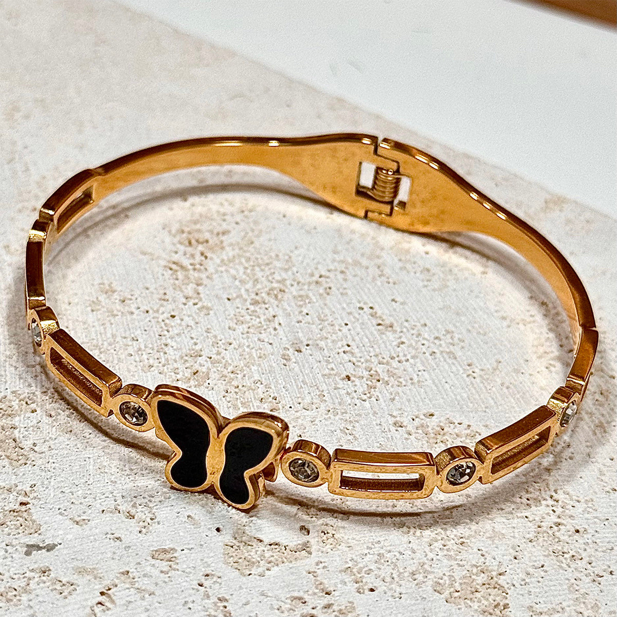 Lxalry Gold Electroplated Pure Iron Cuff Bracelet Handmade Minimalist Jewelry For Women Luxury Everyday  Formal Wear Essential With Secure Comfort Fit