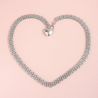 Men and Women Design Fashion Love Chain Pendant Waist Chain