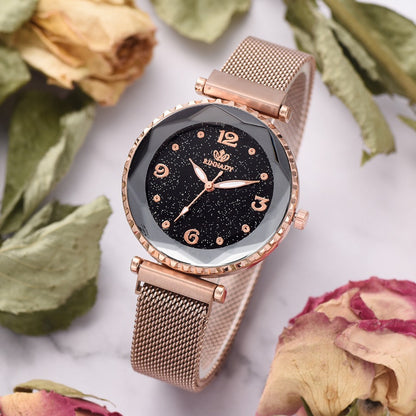 Women’s Starry Sky Magnet Buckle Bracelet Watch