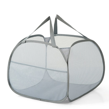 Upgraded Portable Laundry Folding Linen Storage Basket