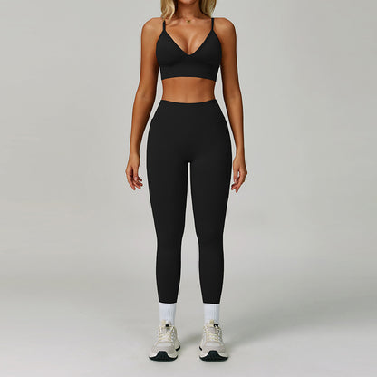 Women's Casual Seamless Tight Yoga Suit