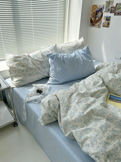 Small Flower Bed Sheet Four-piece Cotton