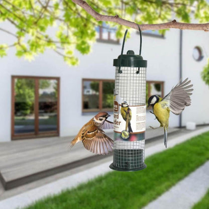 Fashionable Hanging Plastic Mesh Bird Feeder - Medium Size