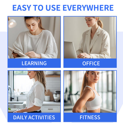 Back Support Posture Corrector for Men and Women - Adjustable Belt Back Brace