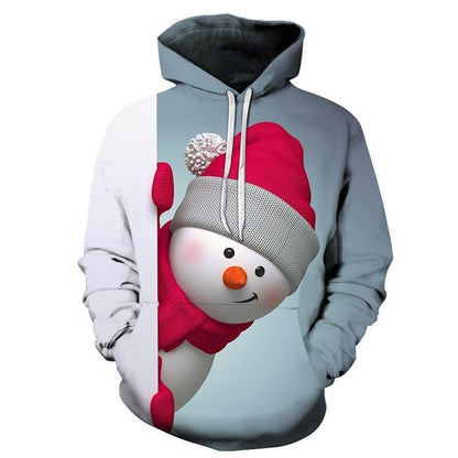 Men's and Women's Fashion Casual 3D Printed Hoodie Sweater