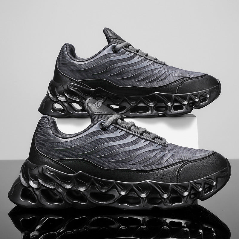 Men's Lace-up Sneakers - Thick-Soled Daddy Vulcanized Shoes