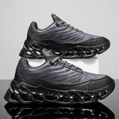 Men's Lace-up Sneakers - Thick-Soled Daddy Vulcanized Shoes
