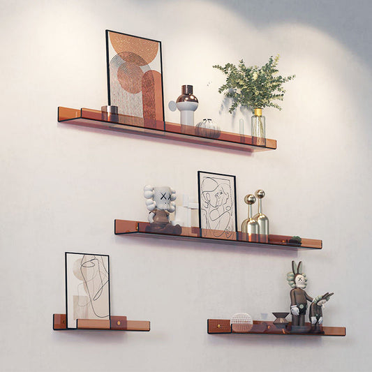 Shelving Color Wall Hanging Perforation-free Storage Rack Bathroom