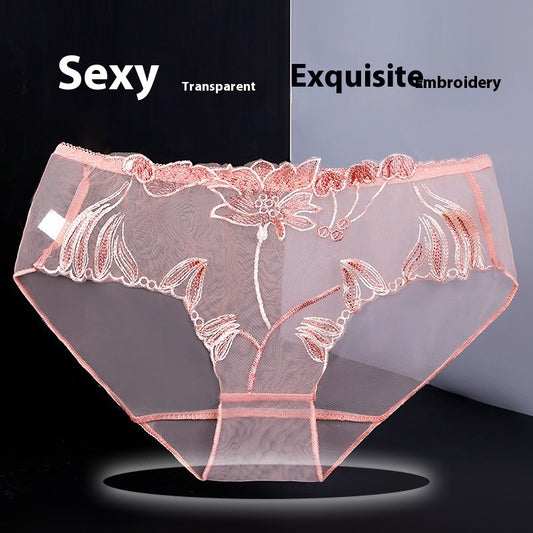 Charming Transparent Mesh Seamless Underwear Shorts