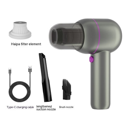 Super Handheld Portable Car Cleaner - Rechargeable Vacuum with Inflatable and Dust Removal Functions