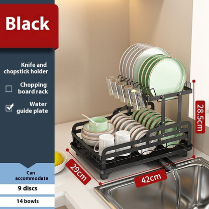 Kitchen Draining Countertop Foldable Dish Draining Rack