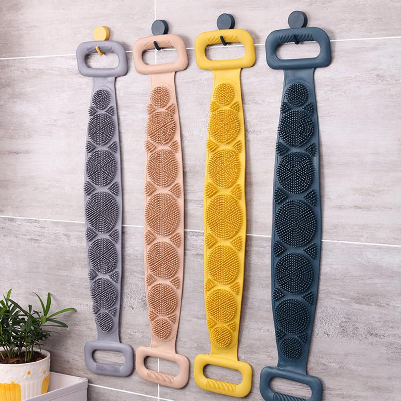 The Dual-Sided Silicone Body Brush offers a unique combination of cleansing and massage benefits, making it an essential addition to your bathing routine