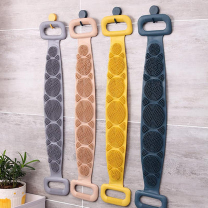 The Dual-Sided Silicone Body Brush offers a unique combination of cleansing and massage benefits, making it an essential addition to your bathing routine