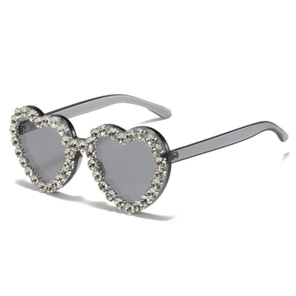 Peach Heart Sunglasses for Women