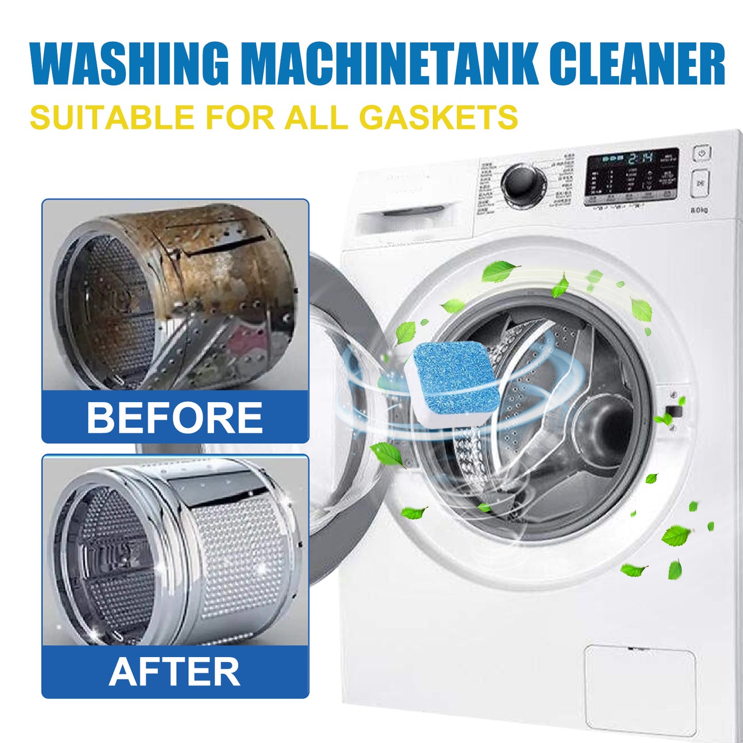 Drum Type Laundry Tub Water Tank Dirt Cleaning And Odor Cleaning Piece