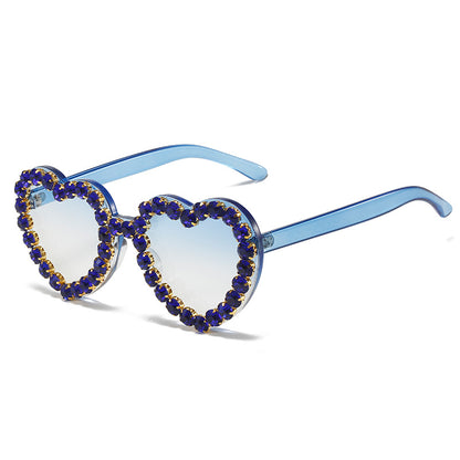 Peach Heart Sunglasses for Women