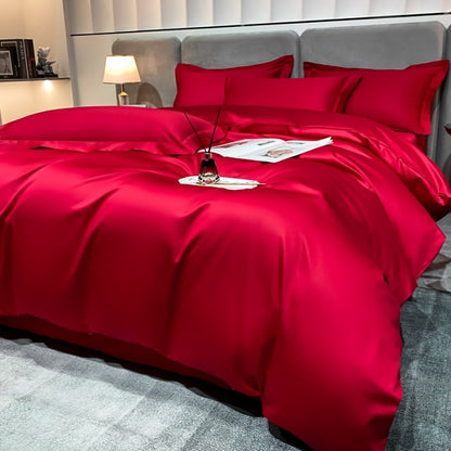 Long-staple Cotton Four-piece Set Bed Sheet Fitted Sheet