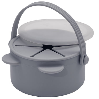 Children's Solid Color Silicone Food Storage Box